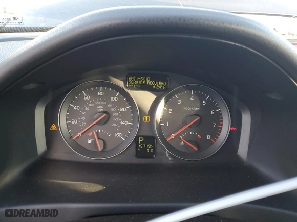 2009 Volvo V50 2.4L with VIN YV1MW382392449661, listed as a Copart auction lot 87247444 with 157,194 mi miles and Salvage Title. Bid and sale history available at carsss.com. Image 9.