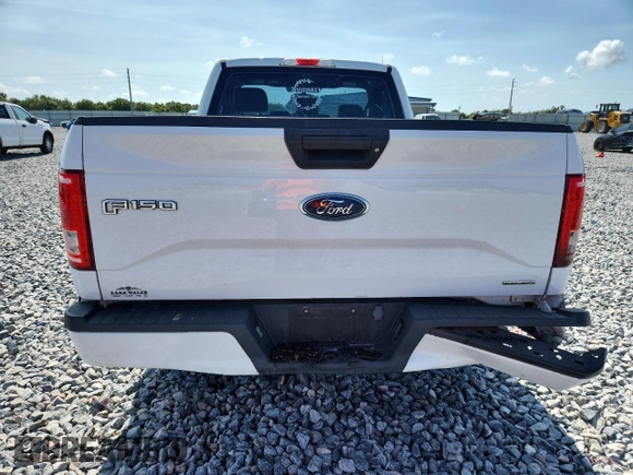 2016 Ford F-150 XL with VIN 1FTMF1C84GFC45611, listed as a Copart auction lot 61551625 with 127,010 mi miles and Salvage title. Bid and sale history available at DreamBid. Image 6.