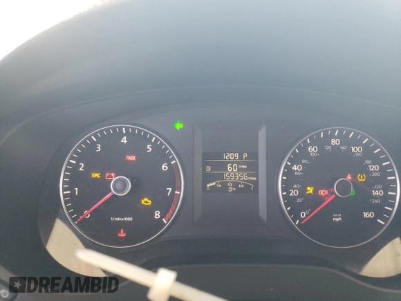 2014 Volkswagen Jetta SE with VIN 3VWD17AJXEM445488, listed as a Copart auction lot 65282425 with 159,356 mi miles and Salvage title. Bid and sale history available at DreamBid. Image 9.
