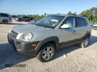 2007 Hyundai Tucson SE with VIN KM8JN12D67U490843, listed as a Copart auction lot 51939774 with 177,045 mi miles and Clean Title. Bid and sale history available at carsss.com. Image 1.