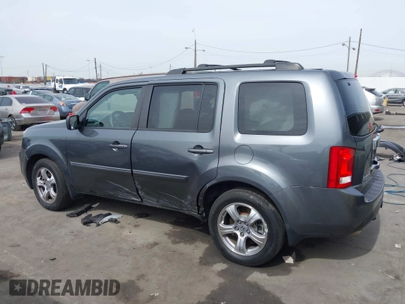 2012 Honda Pilot EX-L with VIN 5FNYF3H55CB039448, listed as a IAAI auction lot 41657753 with 168,647 mi miles. Bid and sale history available at carsss.com. Image 14.