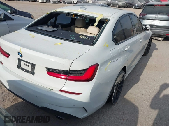 2019 BMW 3 Series 330i with VIN WBA5R1C53KAK08179, listed as a IAAI auction lot 42010397 with 71,975 mi miles and . Bid and sale history available at DreamBid. Image 4.