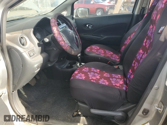 2015 Nissan Note S with VIN 3N1CE2CP4FL388710, listed as a Copart auction lot 53462655 with 93,737 mi miles and Salvage title. Bid and sale history available at DreamBid. Image 7.