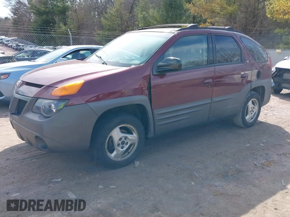2001 Pontiac Aztek GT z VIN 3G7DA03E51S531919, wystawiony jako IAAI lot #41858636 z przebiegiem 142 539 mil mil oraz . Historia ofert i sprzedaży dostępna na DreamBid. Obrazek 2.