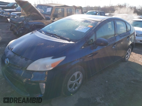 2013 Toyota Prius One with VIN JTDKN3DU4D1649342, listed as a IAAI auction lot 41075978 with 138,768 mi miles. Bid and sale history available at carsss.com. Image 17.