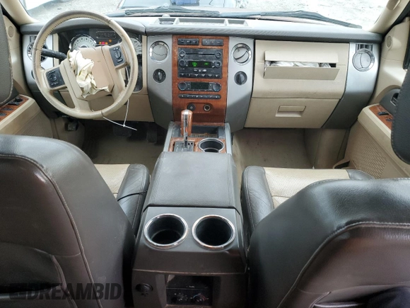2007 Ford Expedition Max Eddie Bauer with VIN 1FMFK18587LA08345, listed as a Copart auction lot 84969934 with 185,177 mi miles and Salvage Title. Bid and sale history available at DreamBid. Image 8.