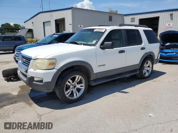 2006 Ford Explorer XLT with VIN 1FMEU63E16UB53195, listed as a Copart auction lot 62358065 with 211,283 mi miles and Salvage title. Bid and sale history available at DreamBid. Image 1.