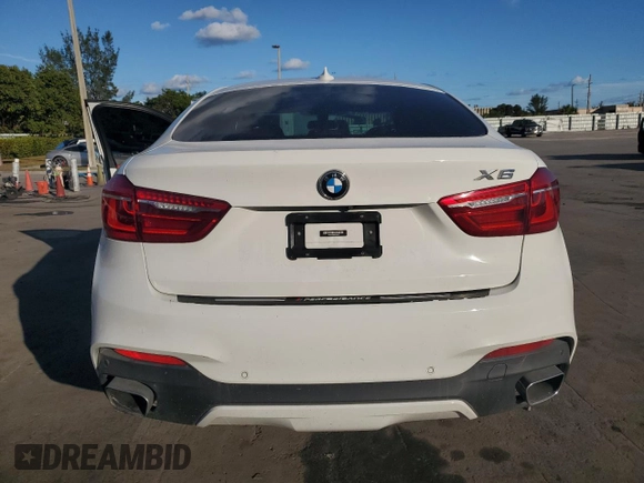 2016 BMW X6 sDrive35i with VIN 5UXKU0C50G0F93598, listed as a Copart auction lot 86175964 with 76,734 mi miles and Salvage Title. Bid and sale history available at carsss.com. Image 6.