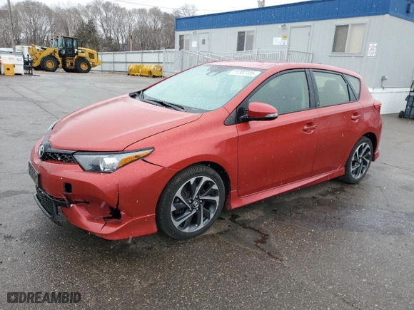 2018 Toyota Corolla iM with VIN JTNKARJE6JJ562044, listed as a Copart auction lot 51302705 with 34,007 mi miles and Salvage Title. Bid and sale history available at carsss.com. Image 1.