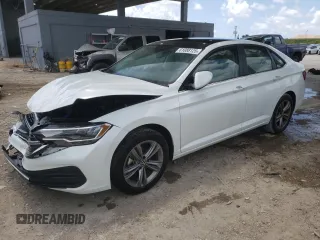 2024 Volkswagen Jetta SE z VIN 3VW7M7BU0RM096862, wystawiony jako Copart lot #61088125 z przebiegiem 2 291 mil mil oraz Szkoda całkowita • Salvage title. Historia ofert i sprzedaży dostępna na DreamBid. Obrazek 1.
