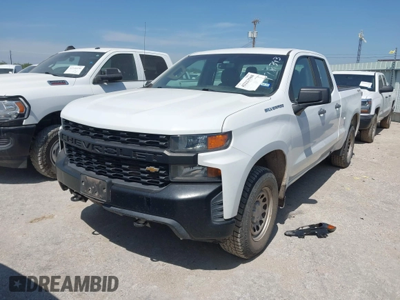 2020 Chevrolet Silverado 1500 Work Truck with VIN 1GCRYAEF3LZ178343, listed as a IAAI auction lot 42223508 with 77,396 mi miles and . Bid and sale history available at DreamBid. Image 17.