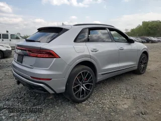 2019 Audi Q8 Premium Plus with VIN WA1EVAF10KD026245, listed as a Copart auction lot 50052993 with 44,522 mi miles. Bid and sale history available at carsss.com. Image 3.