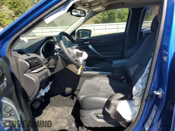 2024 Mitsubishi Eclipse Cross SE with VIN JA4ATWAA9RZ010745, listed as a Copart auction lot 74715824 with 4,165 mi miles and Salvage title. Bid and sale history available at DreamBid. Image 7.