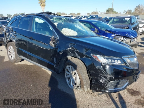 2017 Acura RDX with VIN 5J8TB3H39HL013882, listed as a IAAI auction lot 41049316 with 87,100 mi miles. Bid and sale history available at carsss.com. Image 1.