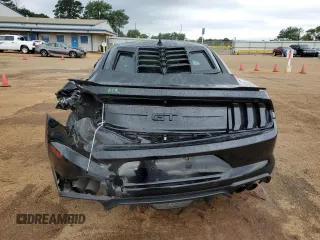 2022 Ford Mustang GT with VIN 1FA6P8CF1N5142135, listed as a Copart auction lot 55276525 with 29,627 mi miles and Salvage title. Bid and sale history available at DreamBid. Image 6.