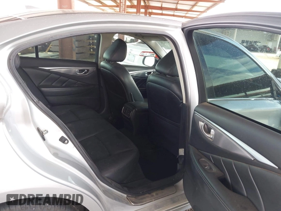 2015 Infiniti Q50 Premium with VIN JN1BV7AP9FM333610, listed as a IAAI auction lot 42029779 with 168,740 mi miles. Bid and sale history available at carsss.com. Image 8.