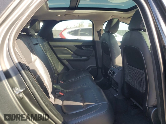 2018 Jaguar F-Pace 25t Prestige with VIN SADCK2FX8JA295985, listed as a Copart auction lot 47165295 with 75,196 mi miles and Salvage Title. Bid and sale history available at DreamBid. Image 11.