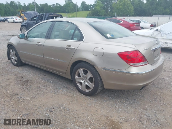 2007 Acura RL Technology with VIN JH4KB166X7C003922, listed as a IAAI auction lot 42293820 with 128,671 mi miles and . Bid and sale history available at DreamBid. Image 3.