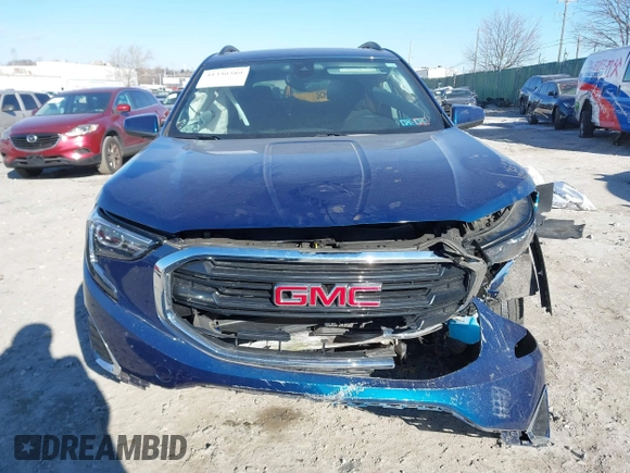 2020 GMC Terrain SLE with VIN 3GKALTEV0LL303955, listed as a IAAI auction lot 41330389 with 26,856 mi miles. Bid and sale history available at carsss.com. Image 11.