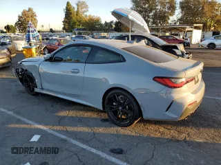 2023 BMW 4 Series 430i с VIN WBA53AP00PCN03414, выставлен на аукционе Copart как лот 81641014 с пробегом Не указан миль и Списание • Salvage title. История ставок и продаж доступна на DreamBid. Изображение 2.