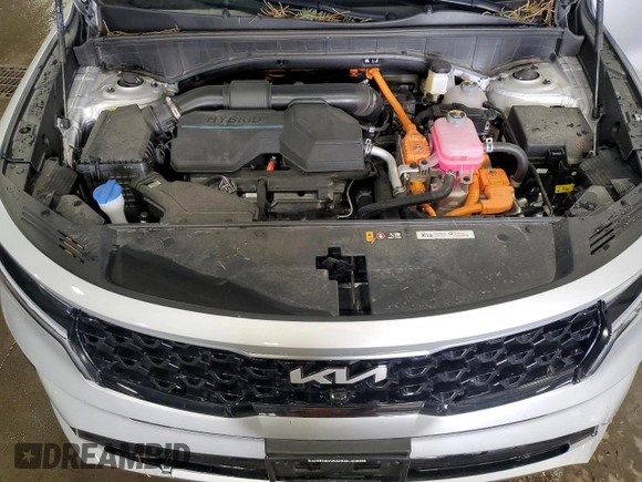 2024 Kia Sorento SX Prestige with VIN KNDRKDLG3R5247126, listed as a Copart auction lot 55260115 with 17,154 mi miles and Salvage title. Bid and sale history available at DreamBid. Image 12.
