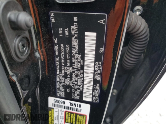 2014 Toyota Sequoia Limited with VIN 5TDJW5G17ES104147, listed as a Copart auction lot 66033014 with 119,534 mi miles and Salvage Title. Bid and sale history available at carsss.com. Image 13.