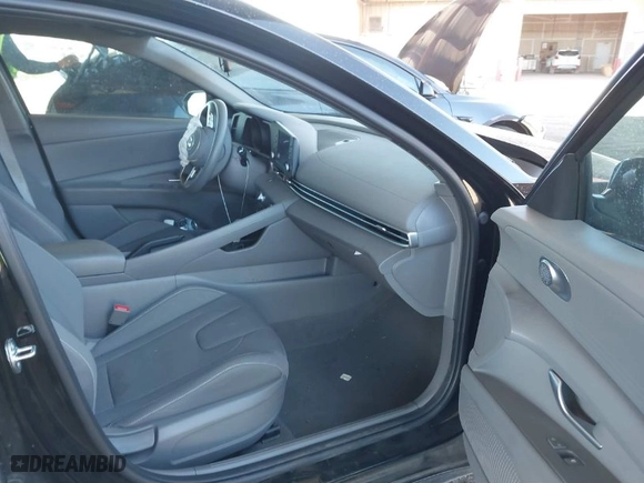 2023 Hyundai Elantra SEL with VIN KMHLM4AGXPU583700, listed as a IAAI auction lot 41681600 with 46,083 mi miles. Bid and sale history available at carsss.com. Image 5.