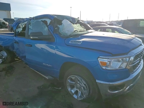 2023 Ram 1500 Big Horn with VIN 1C6RRFBG0PN567260, listed as a Copart auction lot 42092775 with 16,860 mi miles and Non Repairable. Bid and sale history available at carsss.com. Image 11.
