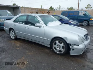 2002 Mercedes-Benz E 320 with VIN WDBJF70J22B488779, listed as a IAAI auction lot 41562240 with 209,590 mi miles and . Bid and sale history available at DreamBid. Image 1.