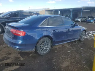2014 Audi A4 Premium with VIN WAUBFAFL6EA080305, listed as a Copart auction lot 45357845 with 120,508 mi miles and Salvage Title. Bid and sale history available at carsss.com. Image 3.