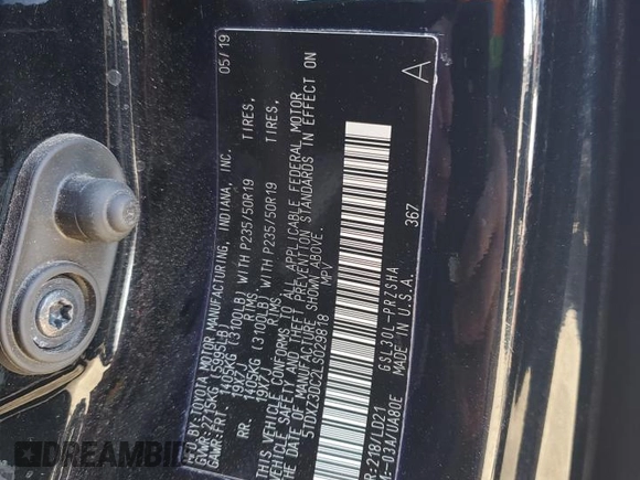 2020 Toyota Sienna SE with VIN 5TDXZ3DC2LS029818, listed as a Copart auction lot 88257995 with 55,027 mi miles and Salvage Title. Bid and sale history available at carsss.com. Image 13.