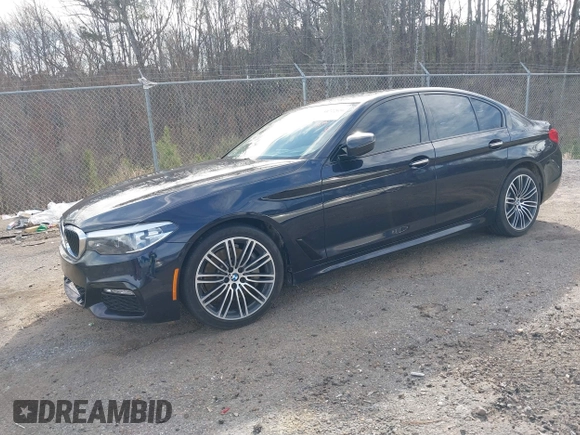 2018 BMW 5 Series 530i with VIN WBAJA5C50JWA35707, listed as a IAAI auction lot 41722656 with 137,619 mi miles and . Bid and sale history available at DreamBid. Image 2.