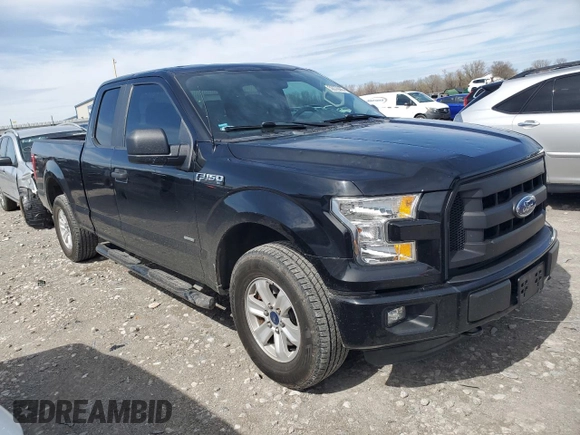 2016 Ford F-150 XLT with VIN 1FTEX1EP6GKD30785, listed as a Copart auction lot 50376035 with 161,343 mi miles and Salvage Title. Bid and sale history available at carsss.com. Image 4.