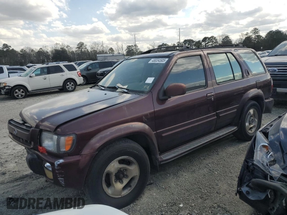 1997 Infiniti QX4 z VIN JNRAR05Y4VW015288, wystawiony jako Copart lot #48034505 z przebiegiem 289 030 mil mil oraz Szkoda całkowita • Salvage title. Historia ofert i sprzedaży dostępna na DreamBid. Obrazek 1.
