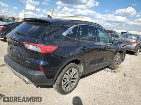 2021 Ford Escape SEL with VIN 1FMCU9H63MUB18598, listed as a Copart auction lot 50165425 with 49,541 mi miles and Salvage Title. Bid and sale history available at DreamBid. Image 3.