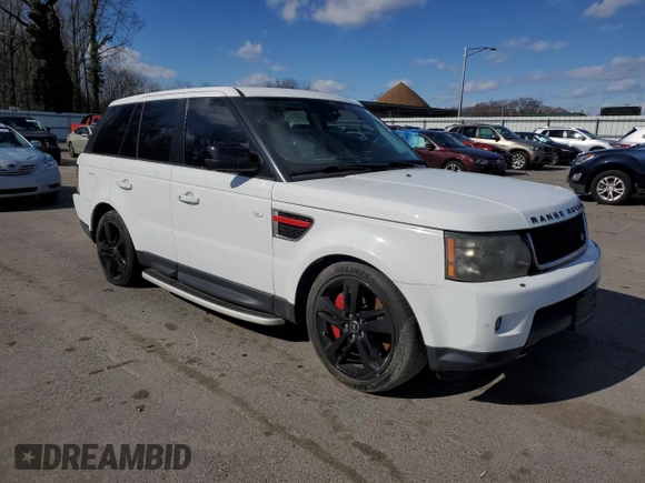 2013 Land Rover Range Rover Sport SC with VIN SALSH2E40DA778638, listed as a Copart auction lot 45488935 with 108,842 mi miles and Clean Title. Bid and sale history available at carsss.com. Image 4.