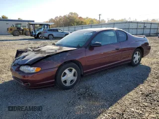 2002 Chevrolet Monte Carlo SS with VIN 2G1WX15K929192493, listed as a Copart auction lot 76564434 with 114,352 mi miles and Salvage Title. Bid and sale history available at carsss.com. Image 1.