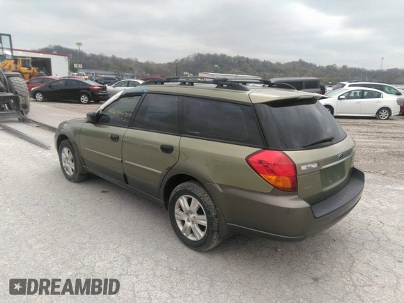 2005 Subaru Legacy Outback z VIN 4S4BP61CX57334868, wystawiony jako IAAI lot #41667053 z przebiegiem 170 065 mil mil oraz . Historia ofert i sprzedaży dostępna na DreamBid. Obrazek 3.