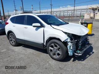 2019 Honda CR-V EX z VIN 5J6RW1H59KA012571, wystawiony jako IAAI lot #41830202 z przebiegiem 49 987 mil mil oraz . Historia ofert i sprzedaży dostępna na DreamBid. Obrazek 1.