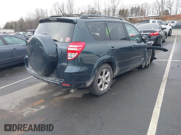 2009 Toyota RAV4 Ltd with VIN 2T3BK31V19W009572, listed as a IAAI auction lot 41475290 with 186,164 mi miles. Bid and sale history available at carsss.com. Image 4.