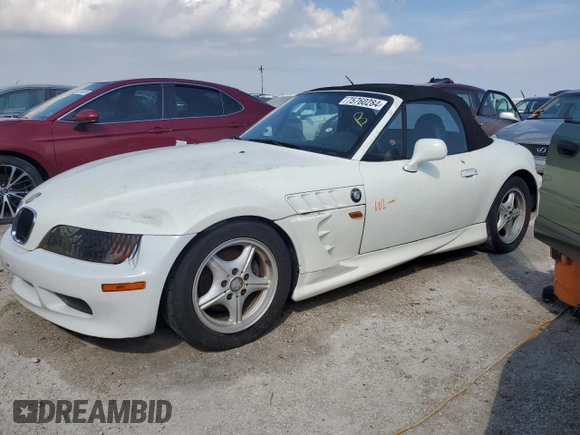 1997 BMW 3 Series 1.9L with VIN 4USCH7329VLB80710, listed as a Copart auction lot 75760284 with 0 mi miles and Non Repairable. Bid and sale history available at carsss.com. Image 1.