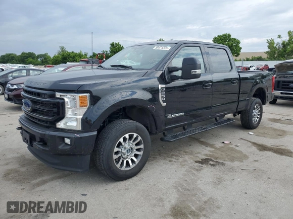 2022 Ford F-250 XL with VIN 1FT7W2BT7NED00032, listed as a Copart auction lot 58471275 with 54,041 mi miles and Salvage title. Bid and sale history available at DreamBid. Image 1.