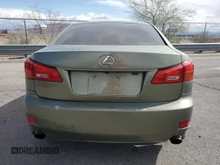 2006 Lexus IS 250 Manual with VIN JTHBK262962009895, listed as a Copart auction lot 51701335 with 139,418 mi miles and Salvage Title. Bid and sale history available at carsss.com. Image 6.