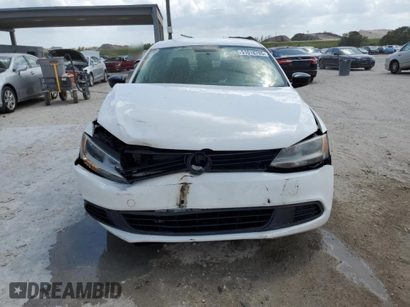 2012 Volkswagen Jetta Sedan S w/Sunroof with VIN 3VW2K7AJ1CM418472, listed as a Copart auction lot 51018785 with 91,782 mi miles and Salvage Title. Bid and sale history available at carsss.com. Image 5.
