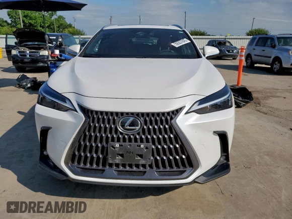 2024 Lexus NX 350h with VIN 2T2AKCEZ4RC026784, listed as a Copart auction lot 59357845 with 13,368 mi miles and Salvage title. Bid and sale history available at DreamBid. Image 5.