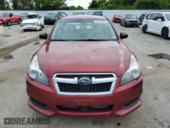 2014 Subaru Legacy 2.5i with VIN 4S3BMBA68E3009093, listed as a Copart auction lot 64075085 with 86,782 mi miles and Salvage title. Bid and sale history available at DreamBid. Image 5.
