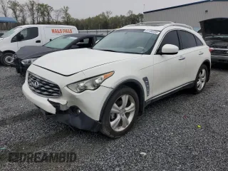 2011 Infiniti FX35 with VIN JN8AS1MW2BM734366, listed as a Copart auction lot 51106335 with 174,341 mi miles and Salvage Title. Bid and sale history available at carsss.com. Image 1.