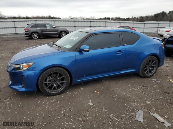 2015 Scion tC with VIN JTKJF5C77F3092135, listed as a Copart auction lot 85798914 with 120,416 mi miles and Salvage Title. Bid and sale history available at carsss.com. Image 1.