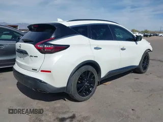 2023 Nissan Murano SV z VIN 5N1AZ2BS4PC114673, wystawiony jako IAAI lot #41566274 z przebiegiem 38 793 mil mil oraz . Historia ofert i sprzedaży dostępna na DreamBid. Obrazek 4.