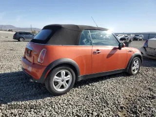 2005 MINI Convertible с VIN WMWRF33485TG10403, выставлен на аукционе Copart как лот 52459735 с пробегом 118 445 миль миль и Чистый • Clean title. История ставок и продаж доступна на DreamBid. Изображение 3.